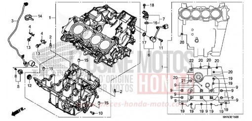 CARTER MOTEUR CB650RAK de 2019